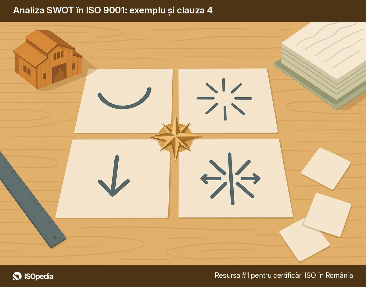 Analiza SWOT în ISO 9001: exemplu și clauza 4