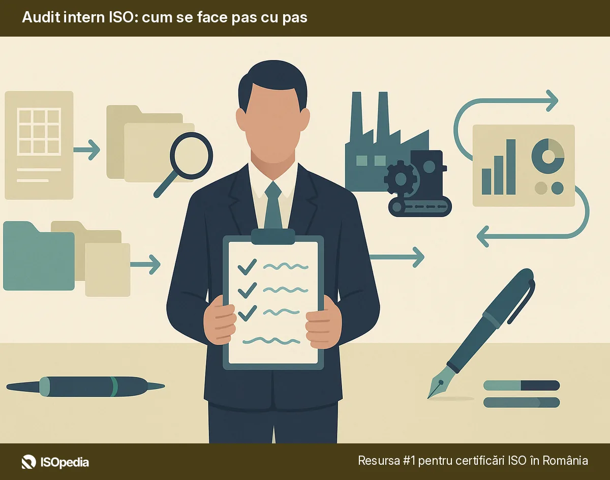 Audit intern ISO: cum se face pas cu pas