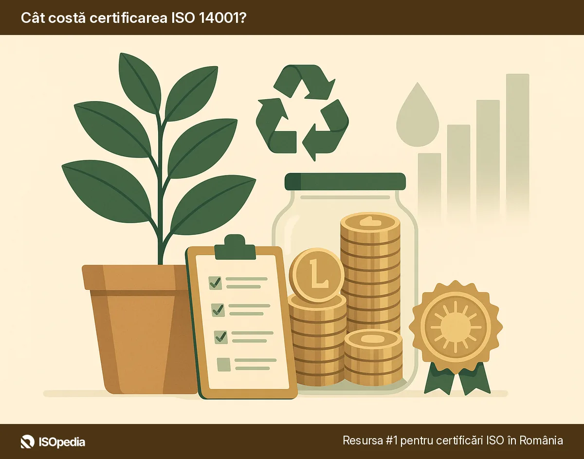 Cât costă certificarea ISO 14001?