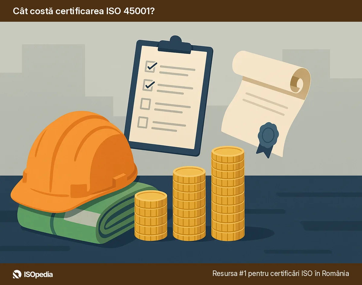 Cât costă certificarea ISO 45001?