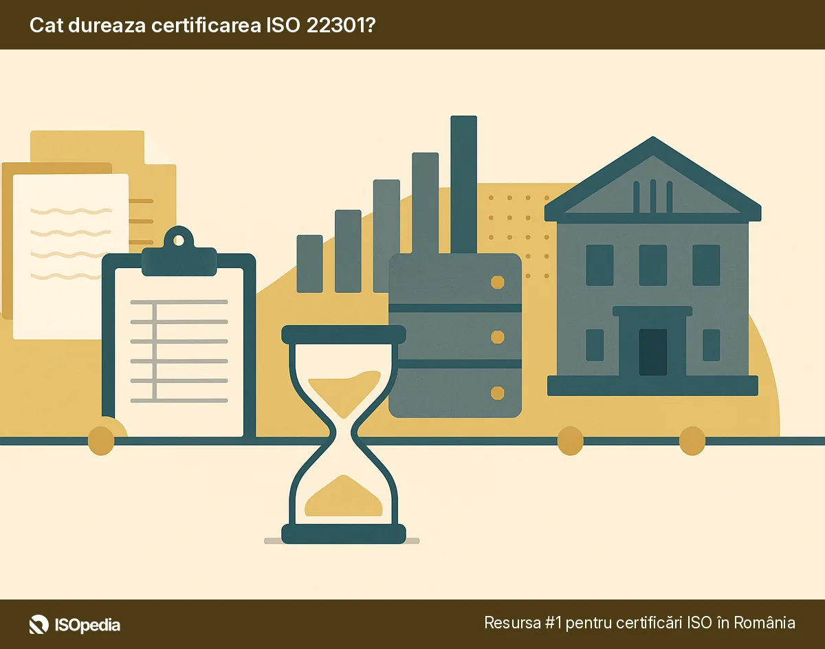 Cat dureaza certificarea ISO 22301?