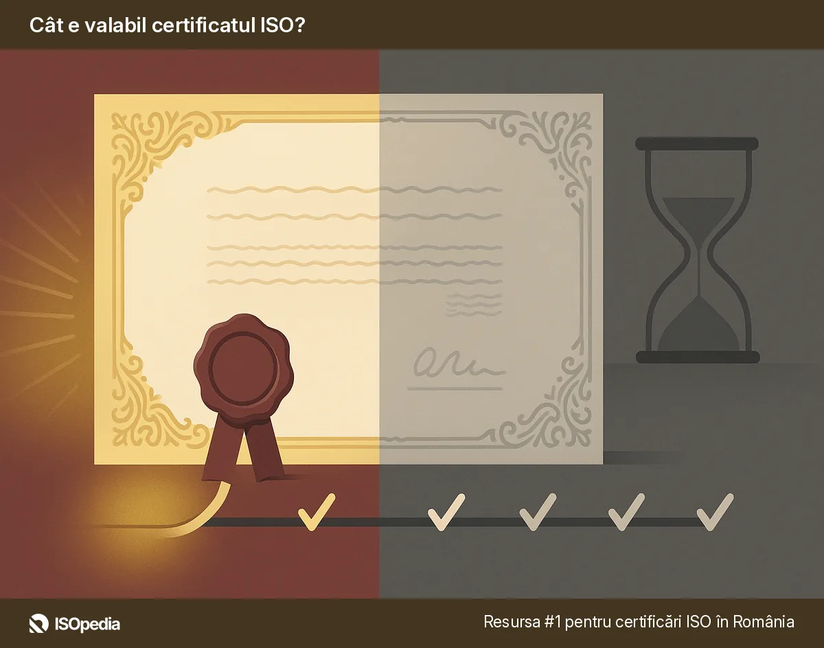 Cât e valabil certificatul ISO?
