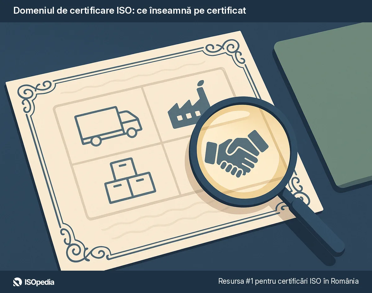 Domeniul de certificare ISO: ce înseamnă pe certificat