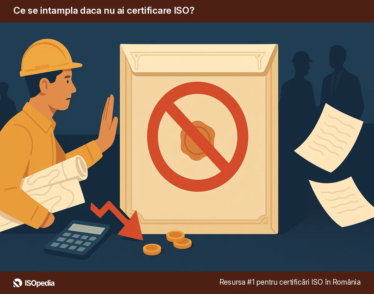 Ce se intampla daca nu ai certificare ISO?