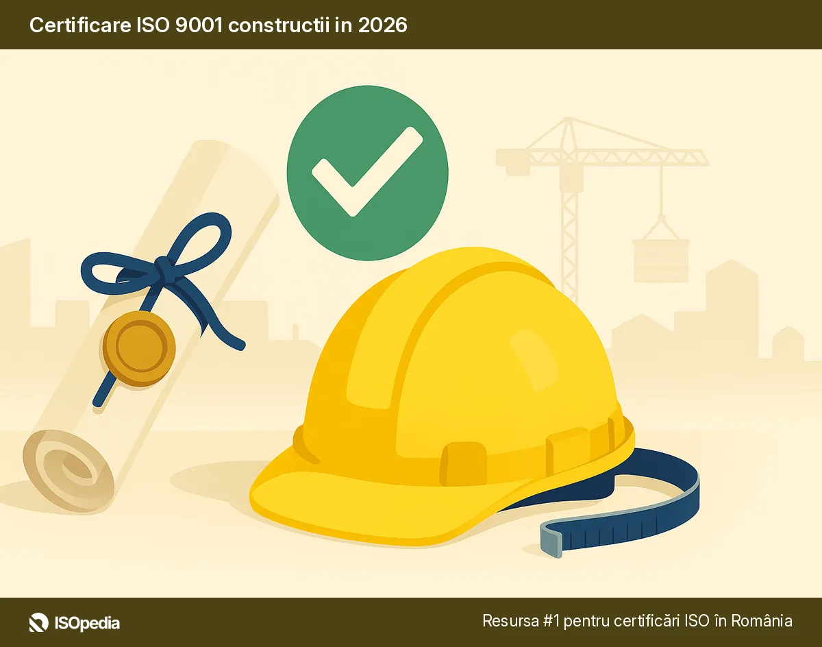 Certificare ISO 9001 constructii in 2026