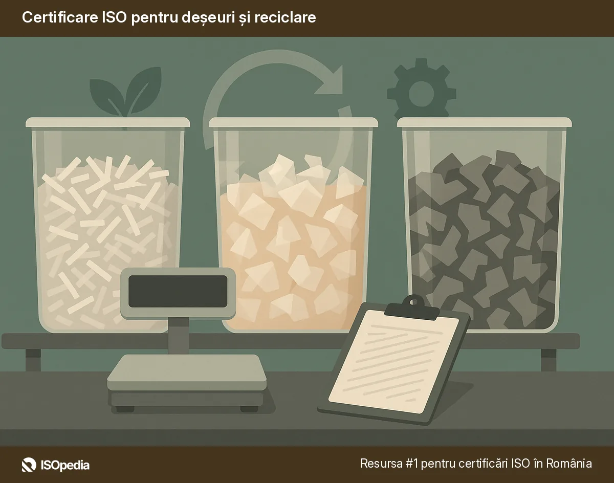 Certificare ISO pentru deșeuri și reciclare