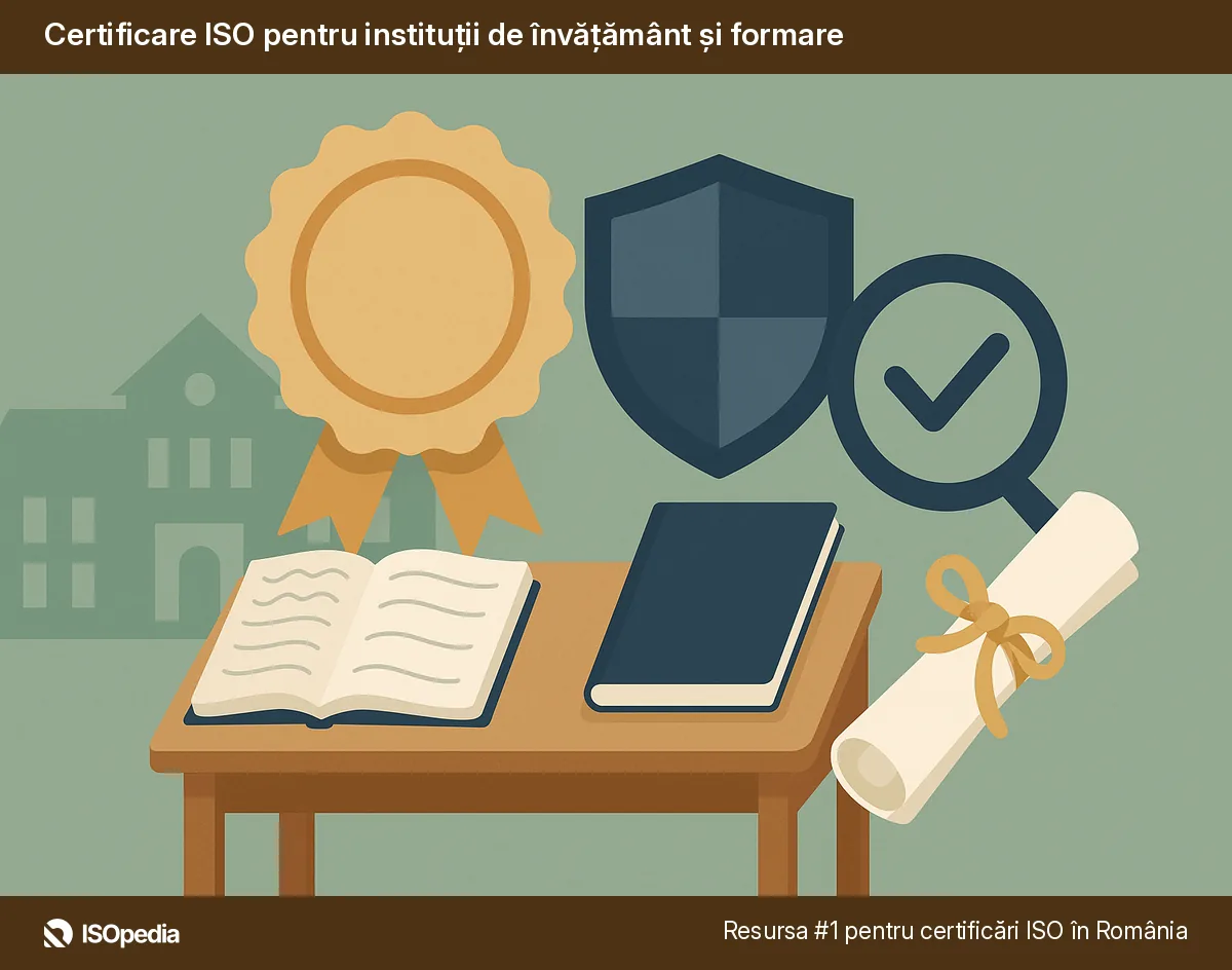 Certificare ISO pentru instituții de învățământ și formare