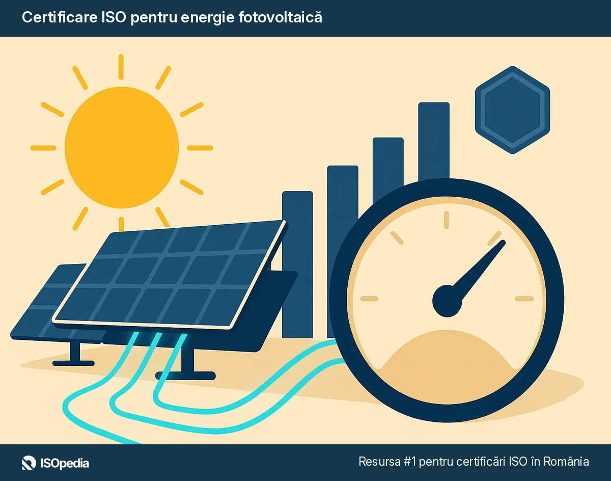 Certificare ISO pentru energie fotovoltaică
