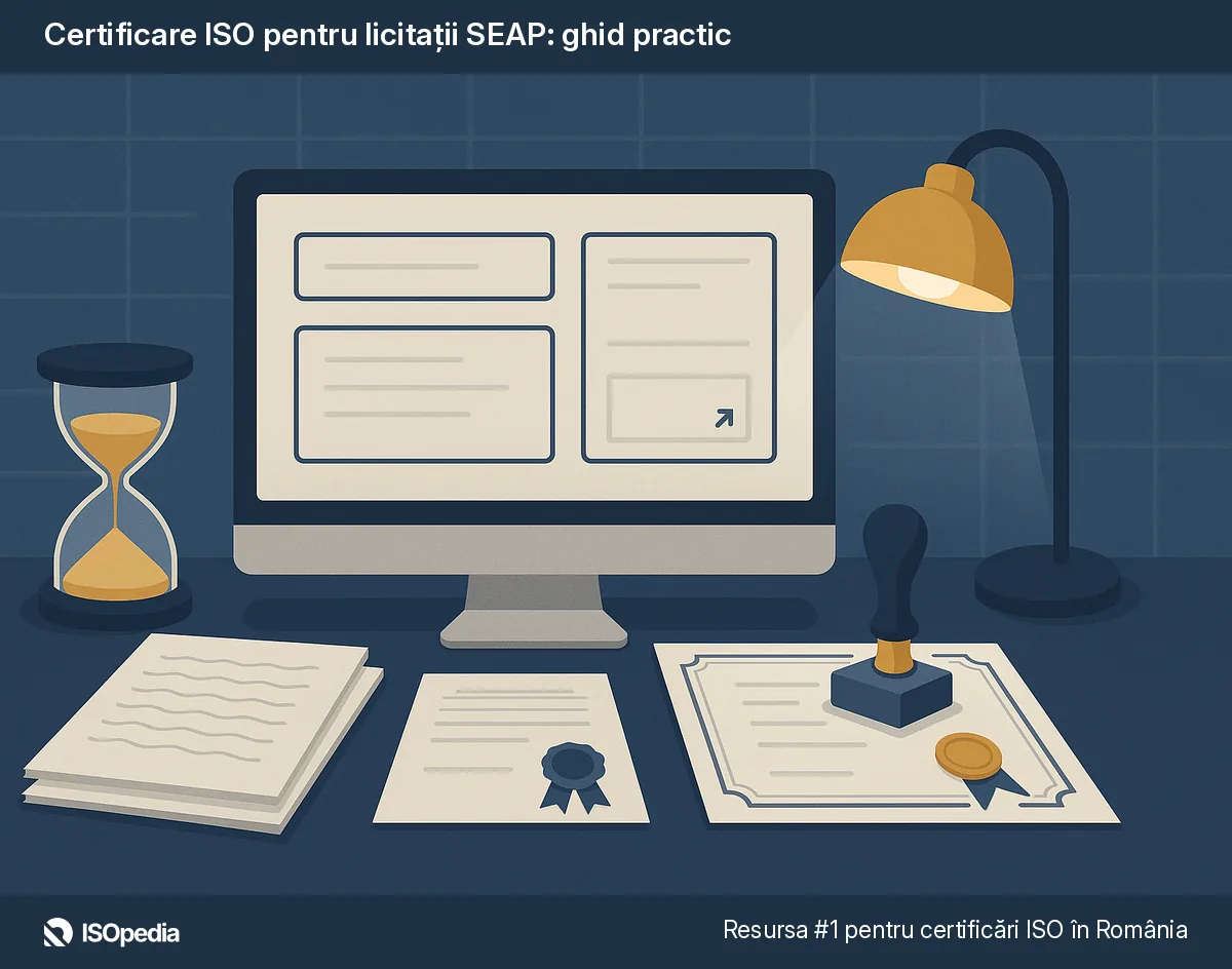 Certificare ISO pentru licitații SEAP: ghid practic