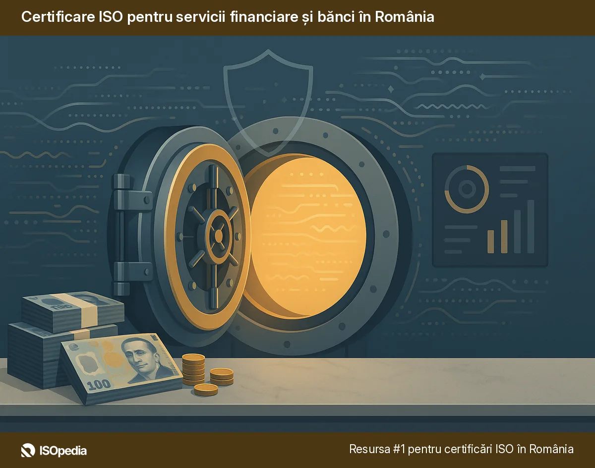 Certificare ISO pentru servicii financiare și bănci în România