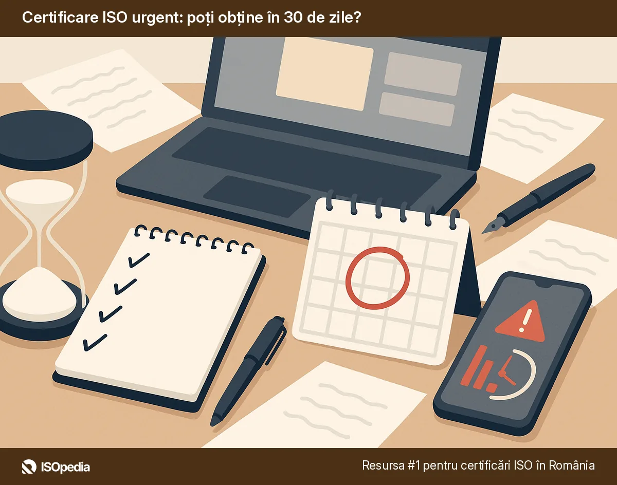 Certificare ISO urgent: poți obține în 30 de zile?