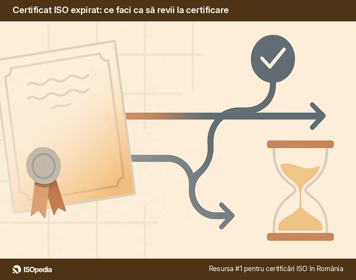 Certificat ISO expirat: ce faci ca să revii la certificare