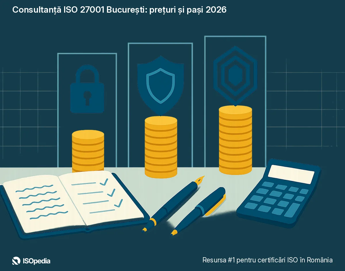 Consultanță ISO 27001 București: prețuri și pași 2026
