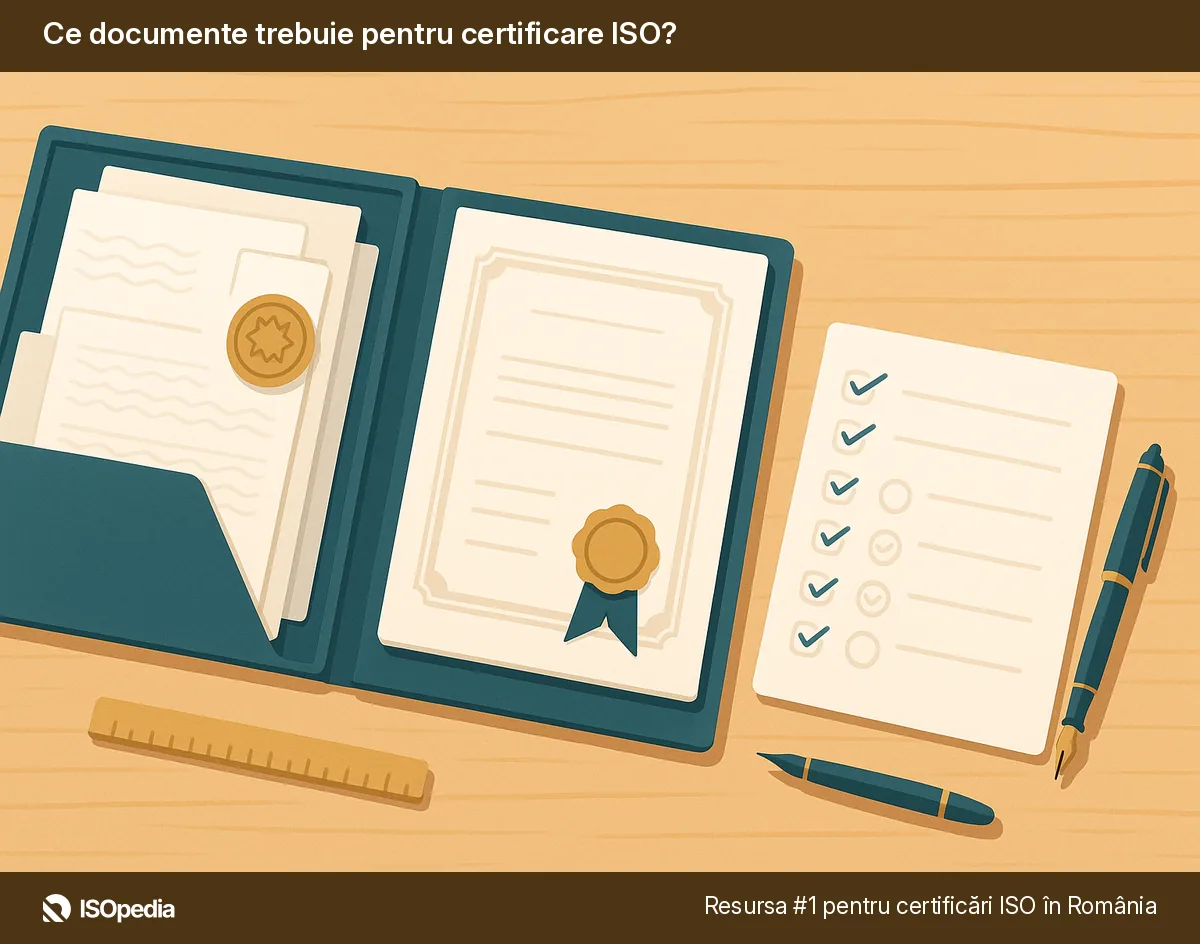 Ce documente trebuie pentru certificare ISO?