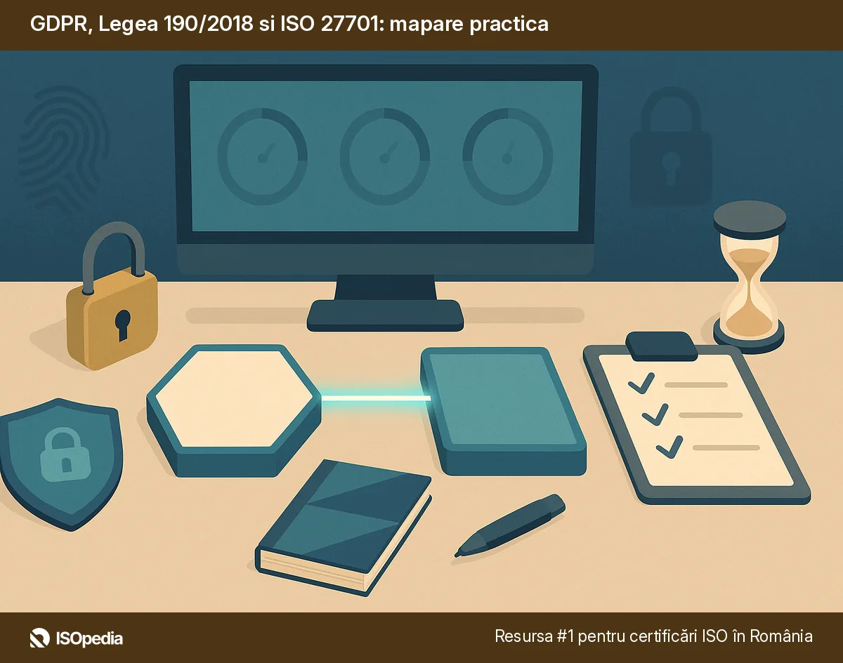 GDPR, Legea 190/2018 si ISO 27701: mapare practica