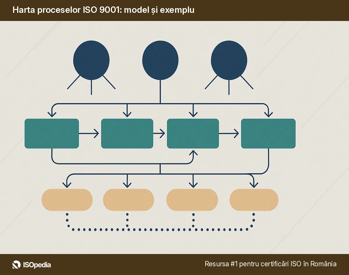 Harta proceselor ISO 9001: model și exemplu