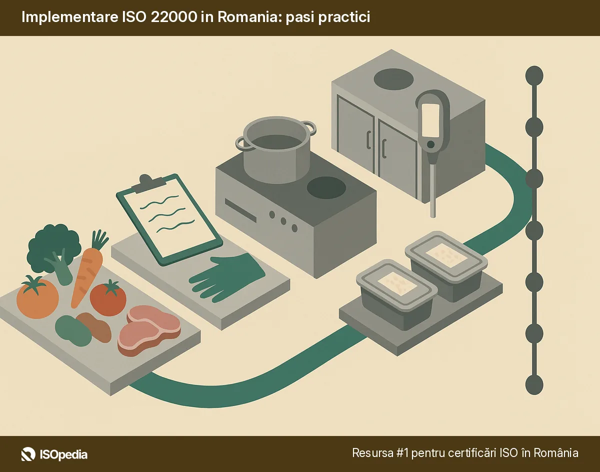 Implementare ISO 22000 in Romania: pasi practici