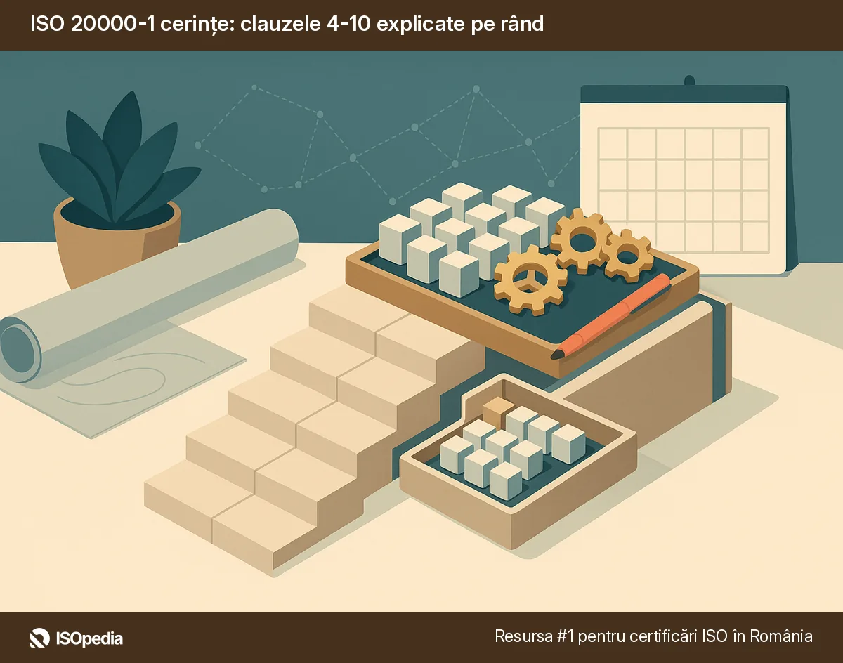 ISO 20000-1 cerințe: clauzele 4-10 explicate pe rând