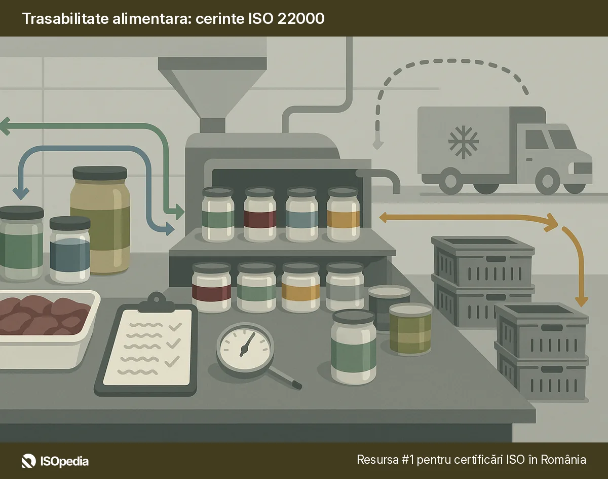 Trasabilitate alimentara: cerinte ISO 22000