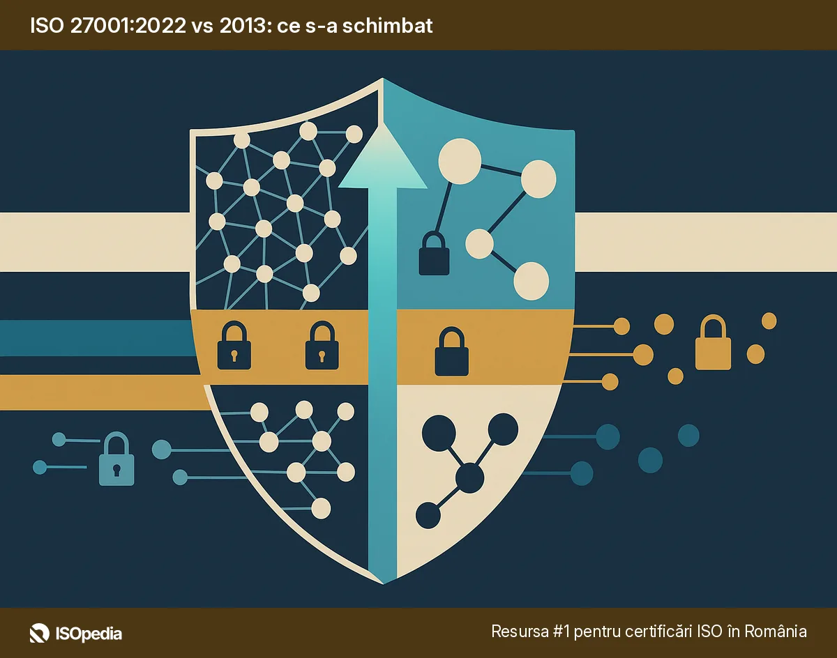 ISO 27001:2022 vs 2013: ce s-a schimbat