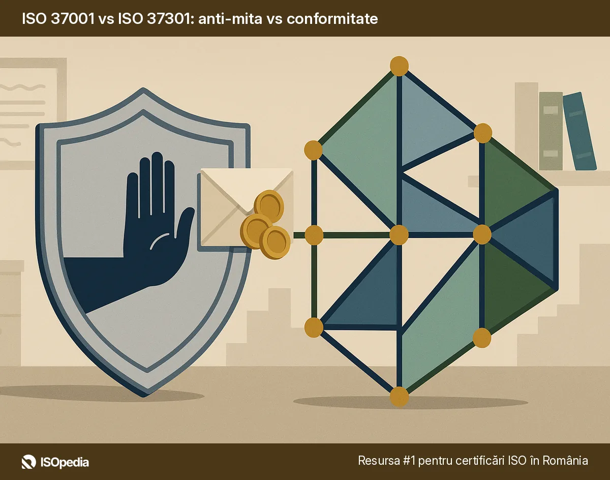 ISO 37001 vs ISO 37301: anti-mita vs conformitate