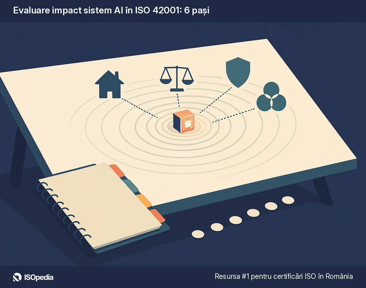 Evaluare impact sistem AI în ISO 42001: 6 pași