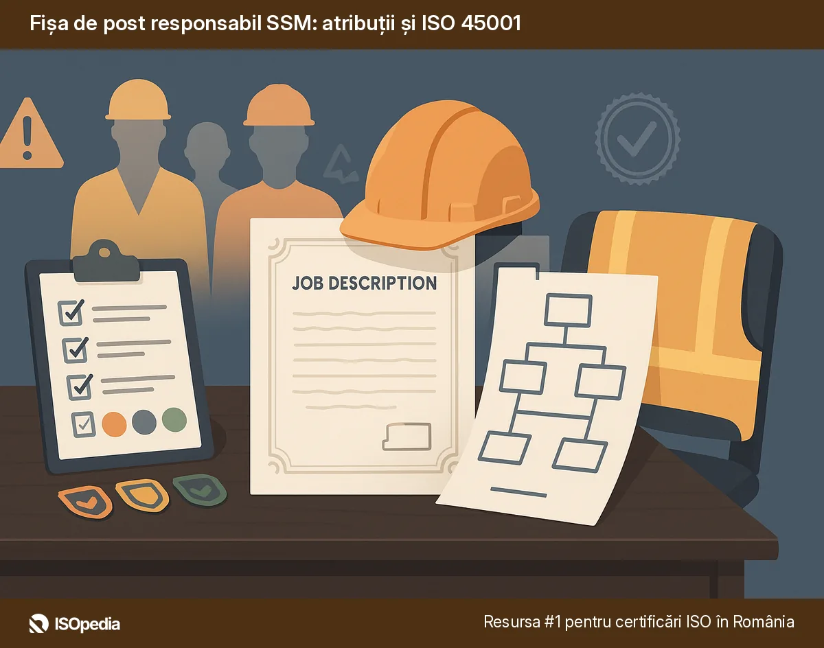 Fișa de post responsabil SSM: atribuții și ISO 45001
