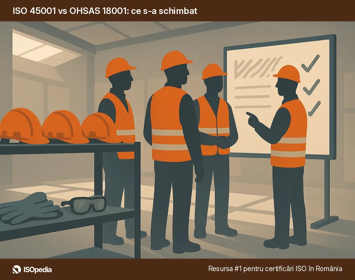 ISO 45001 vs OHSAS 18001: ce s-a schimbat
