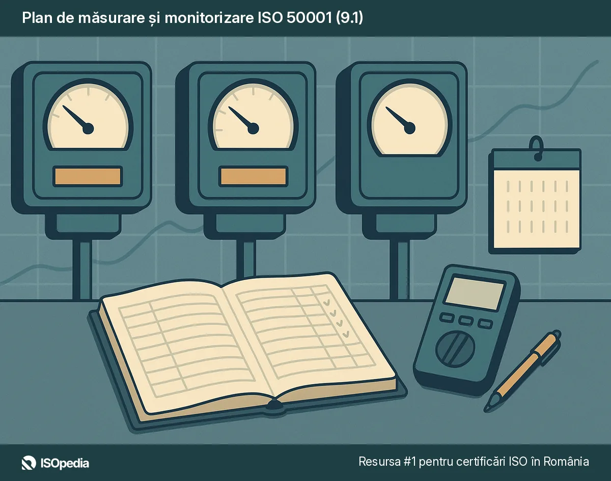 Plan de măsurare și monitorizare ISO 50001 (9.1)