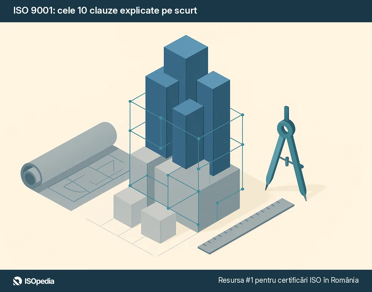 ISO 9001: cele 10 clauze explicate pe scurt