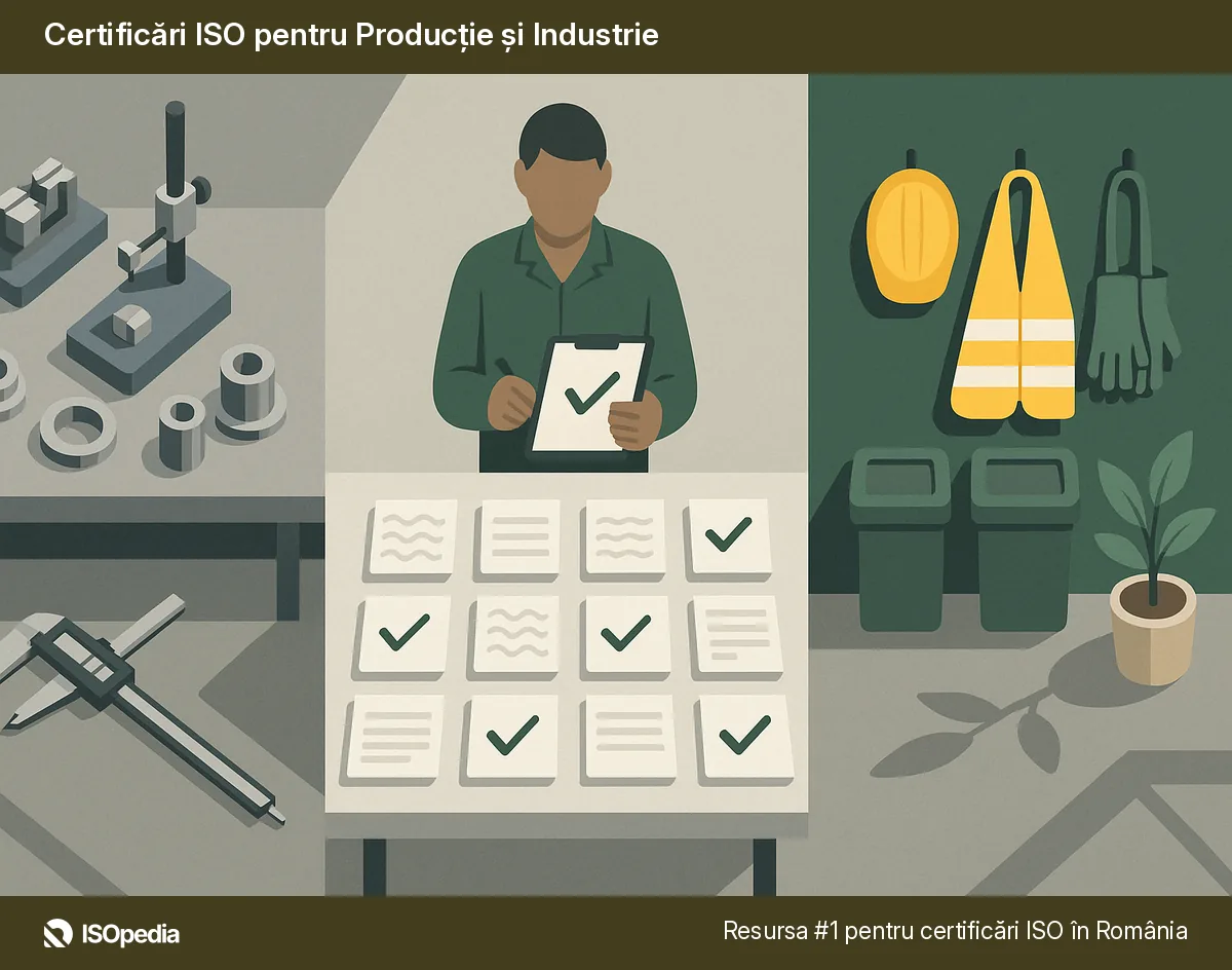 Certificări ISO pentru Producție și Industrie