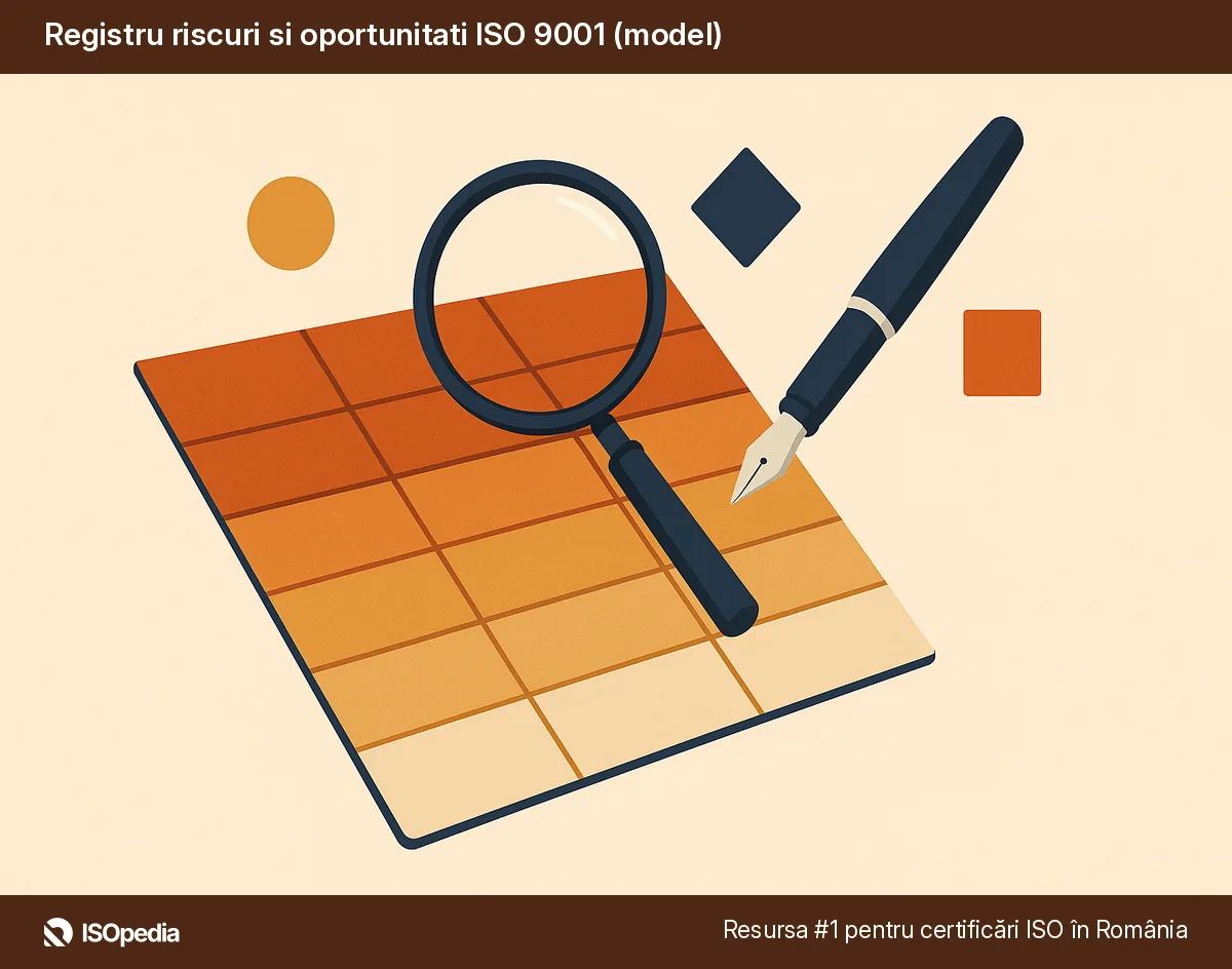 Registru riscuri si oportunitati ISO 9001 (model)