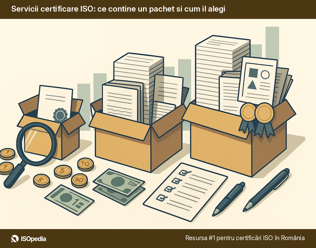 Servicii certificare ISO: ce contine un pachet si cum il alegi