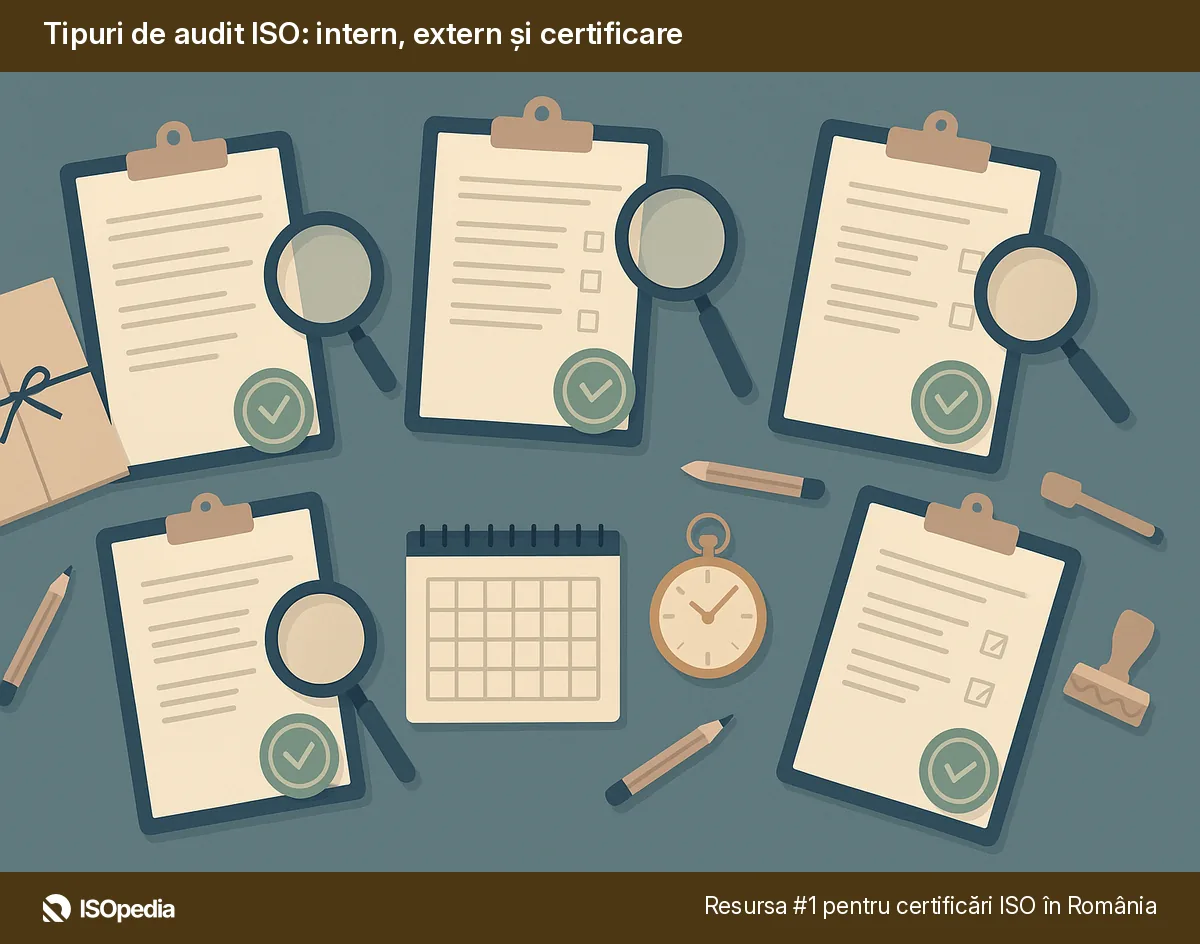 Tipuri de audit ISO: intern, extern și certificare